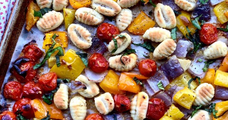 Roasted Gnocchi and Vegetables