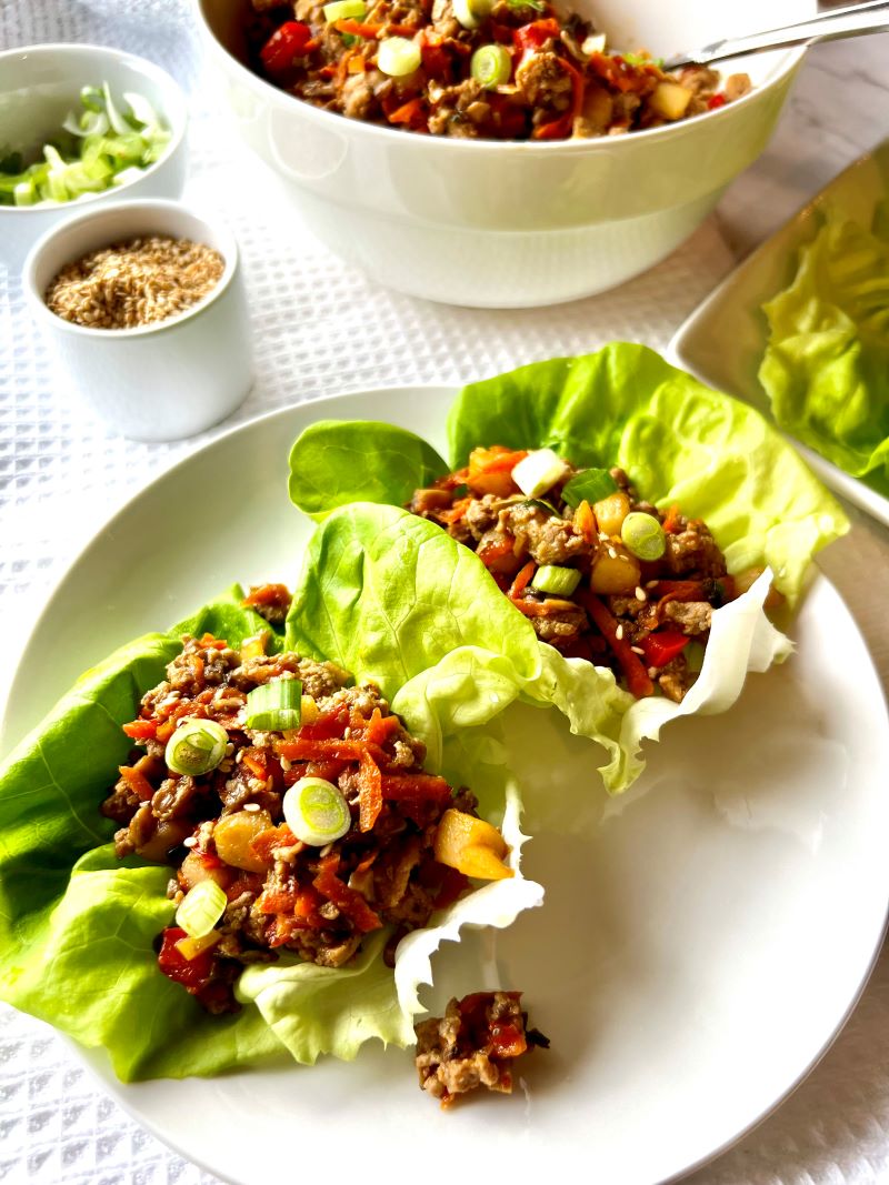 Asian lettuce wraps