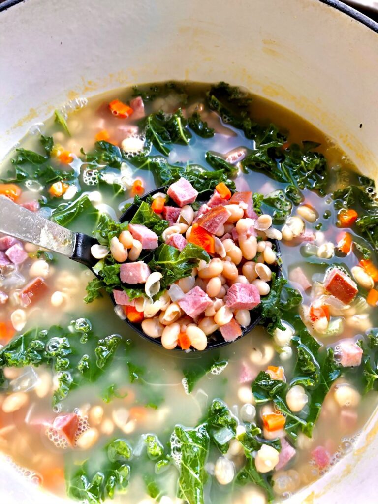 Ham and Bean Soup with Kale The Menu Maid