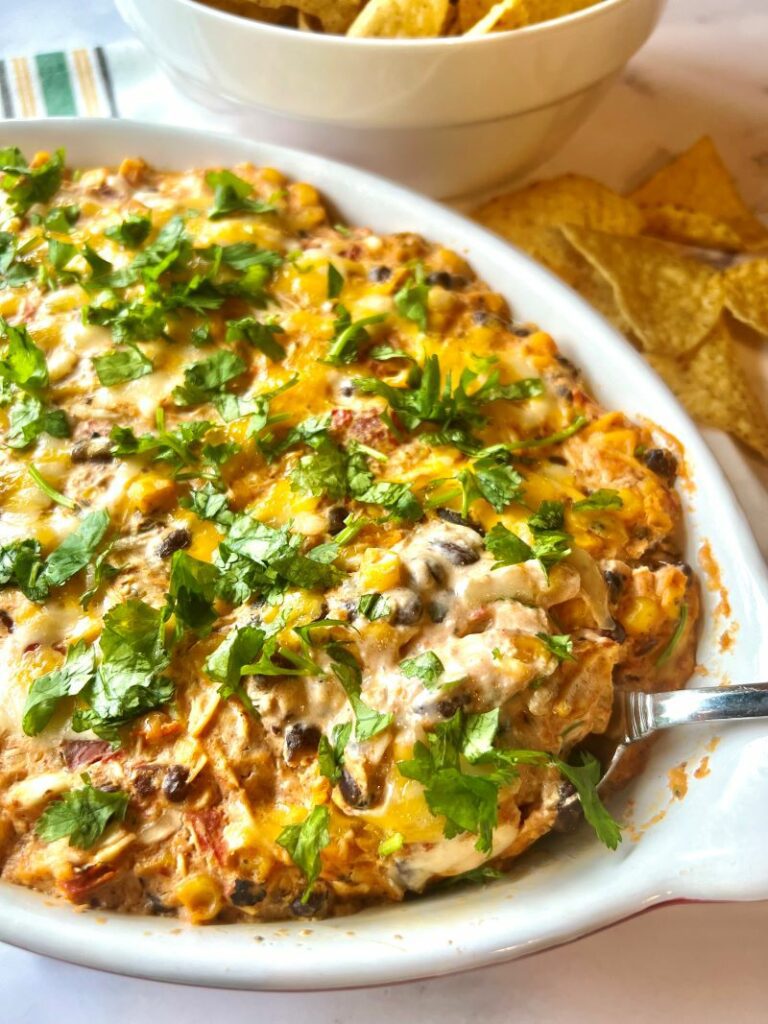 Chicken Enchilada Dip (Lightened-Up)