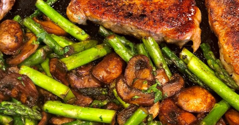 Skillet Pork Chops And Veggies