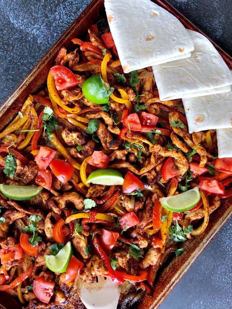 Sheet Pan Chicken Fajitas