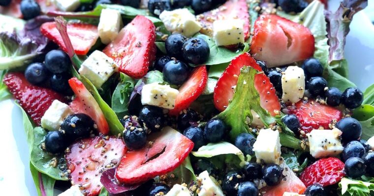 Berry Salad with Poppy Seed Dressing