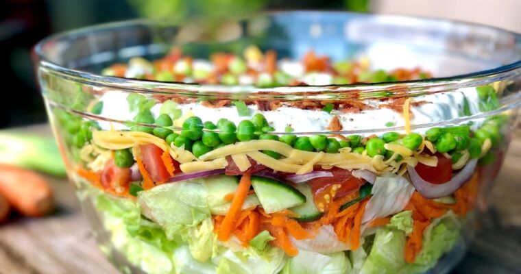 Layered Green Salad
