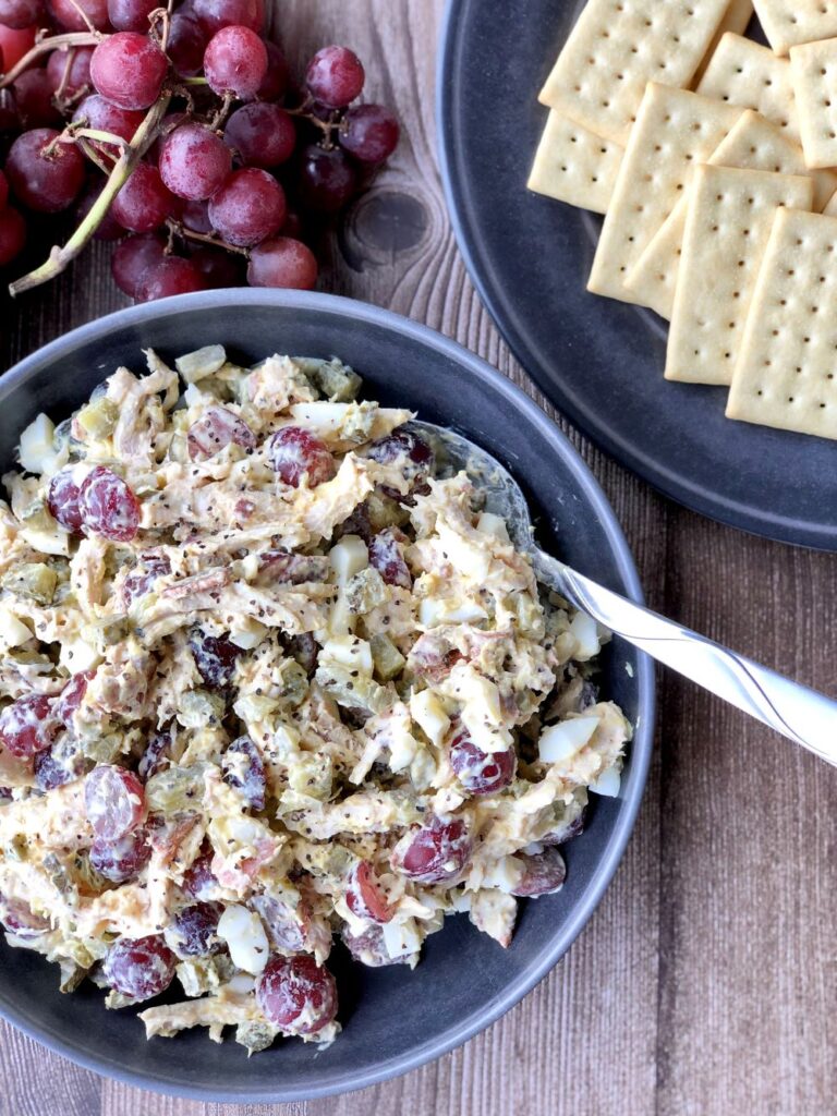 Easy Chicken Salad with Bacon - The Menu Maid