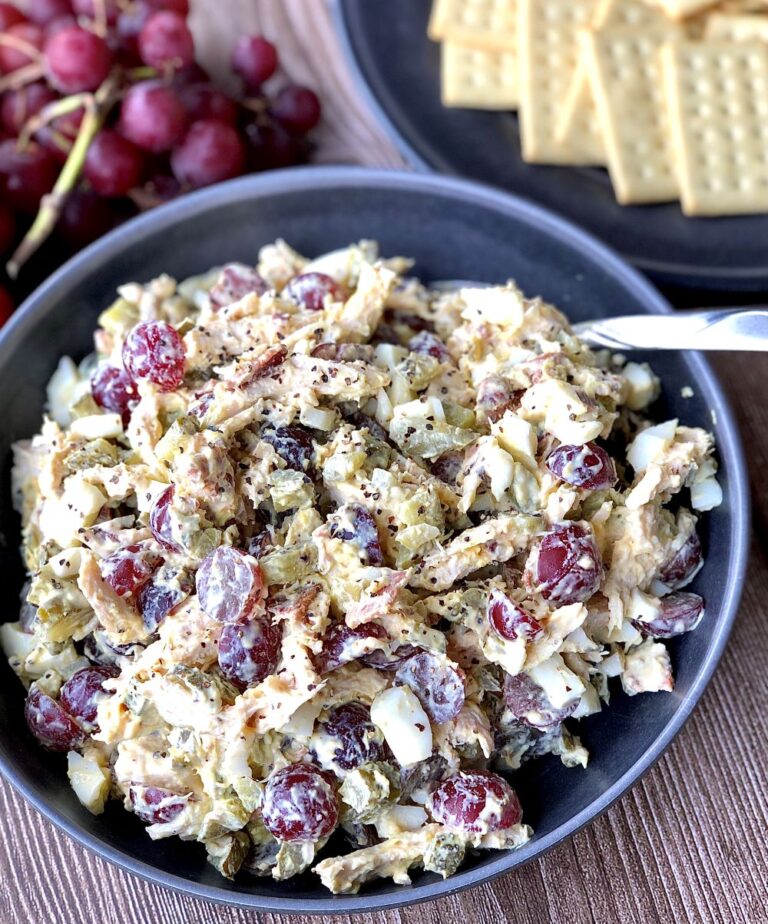 Easy Chicken Salad with Bacon - The Menu Maid