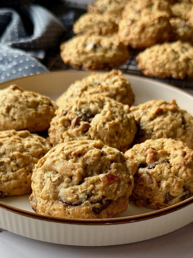 Hearty Breakfast Cookies on a plate.
