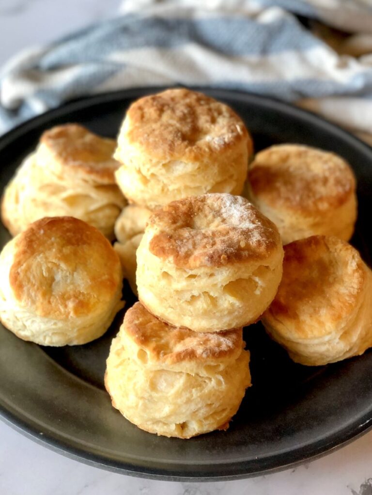 Lighter Buttermilk Biscuits (Flaky, Tender, and Buttery)