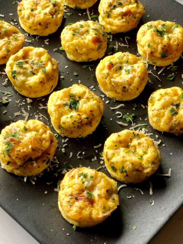Mini Italian Egg Bites The Menu Maid