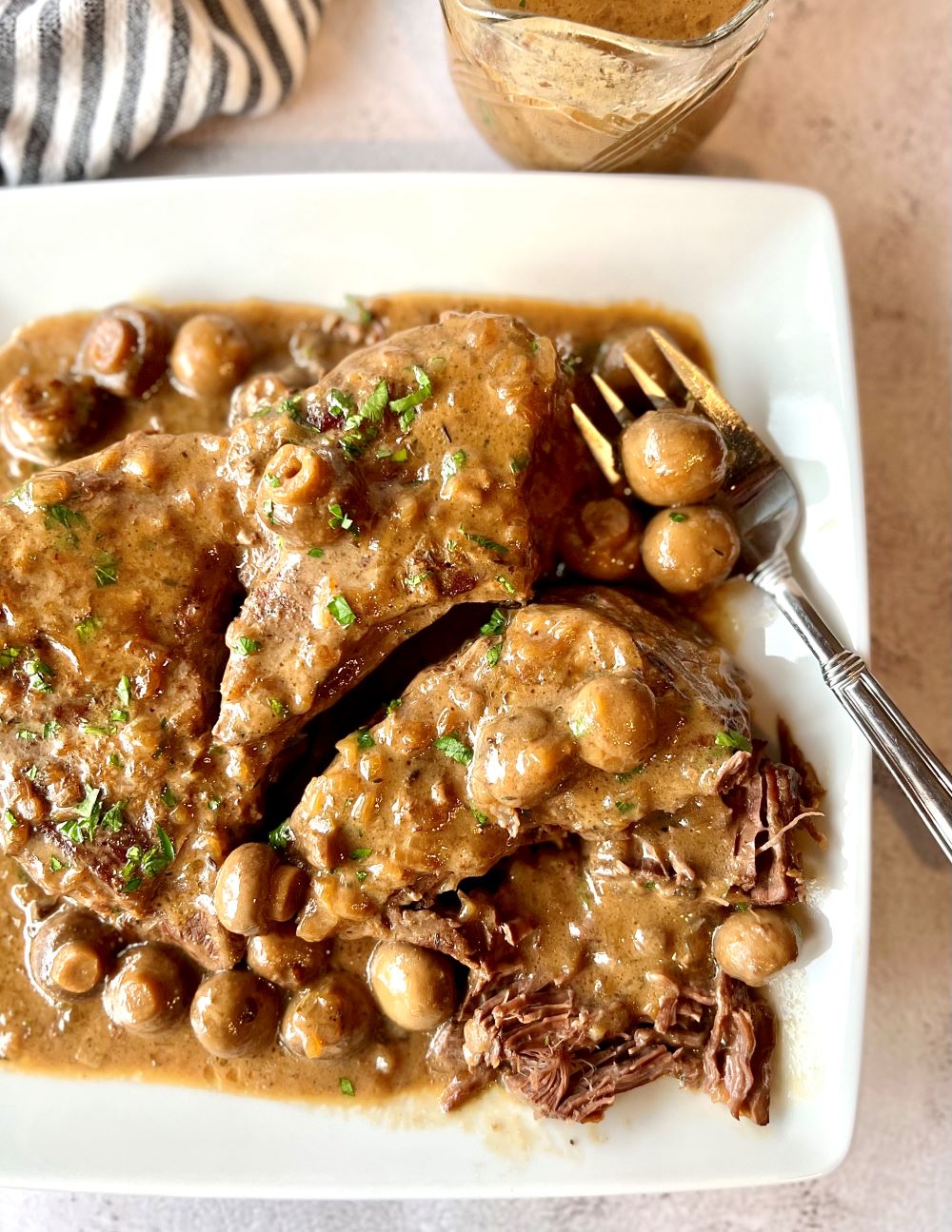 Pot Roast With Mushroom Gravy