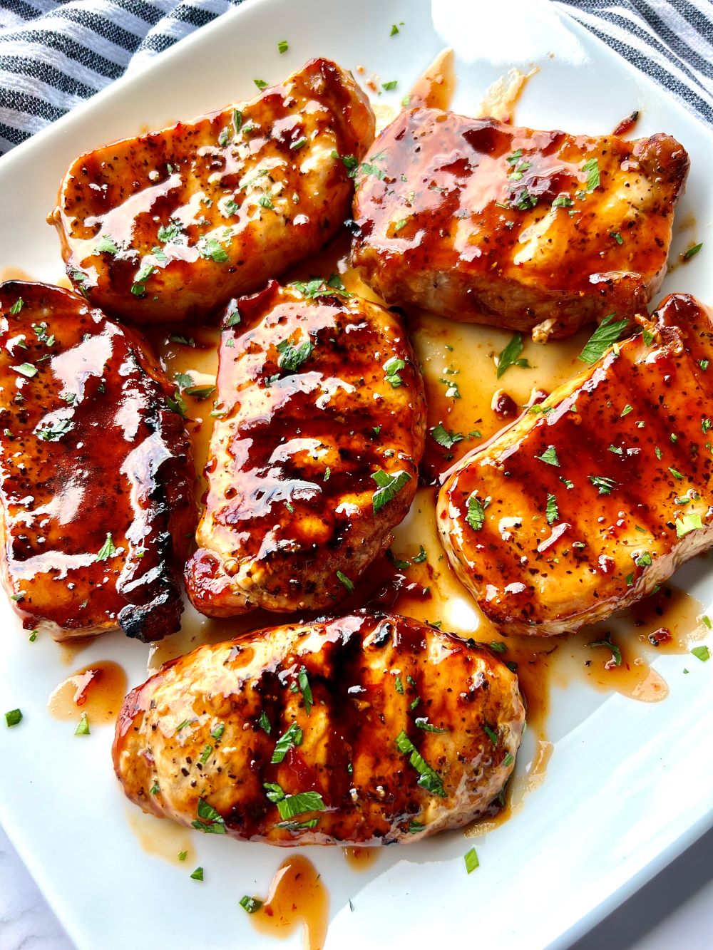 Grilled Maple Chipotle Pork Chops