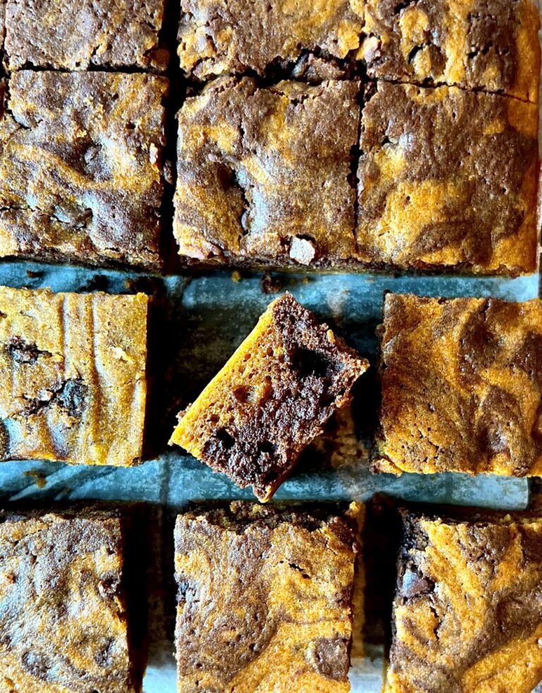 Chocolate Pumpkin Brown Butter Brownies
