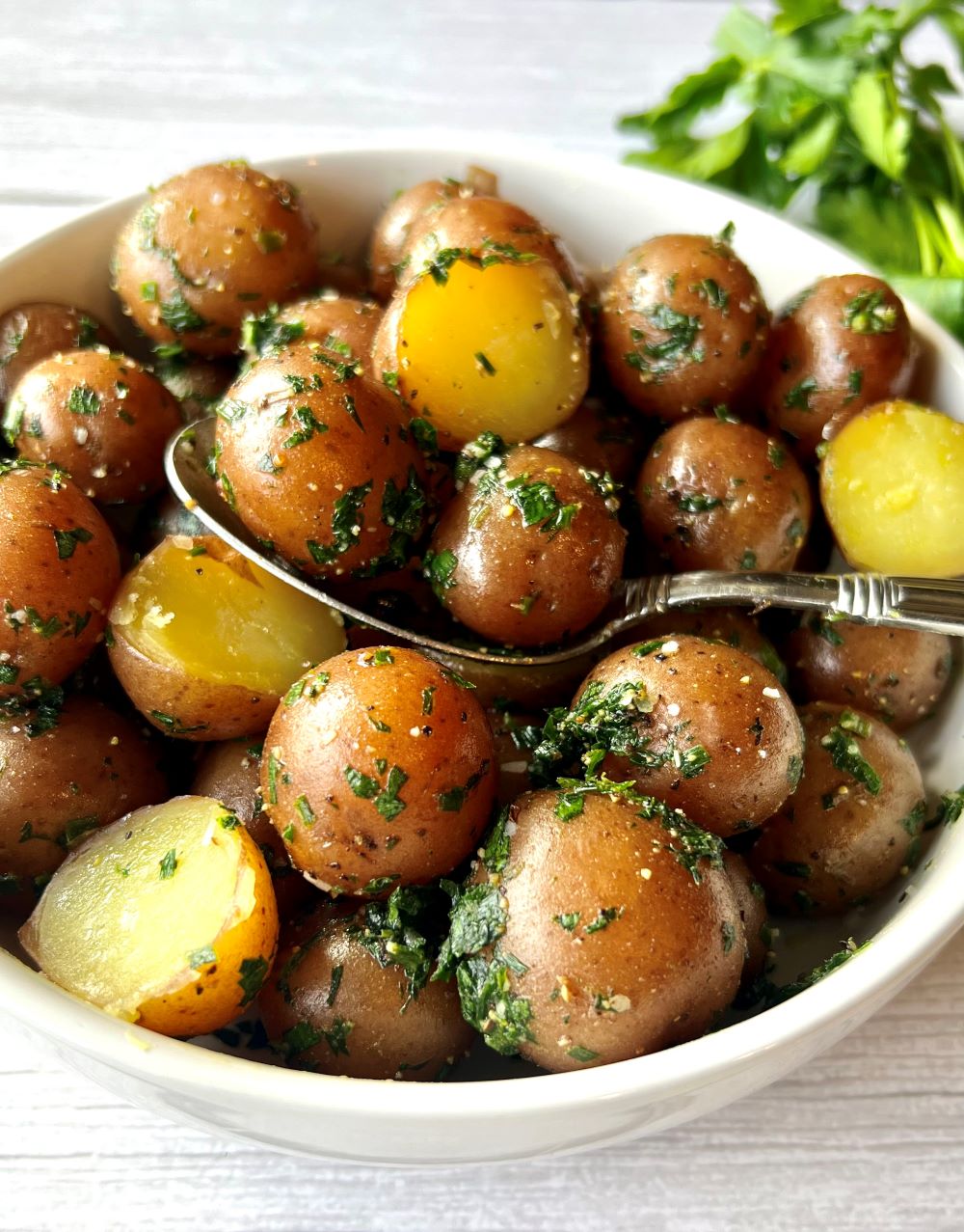 Boiled Baby Potatoes - The Menu Maid