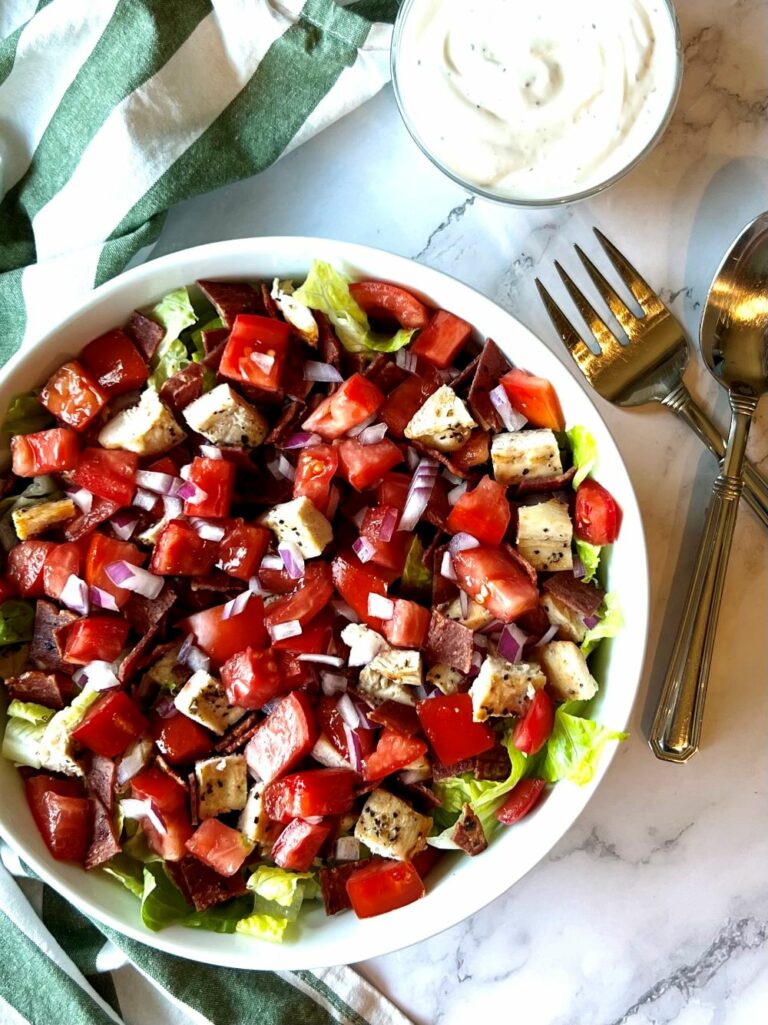 BLT Chicken Salad with Ranch Dressing