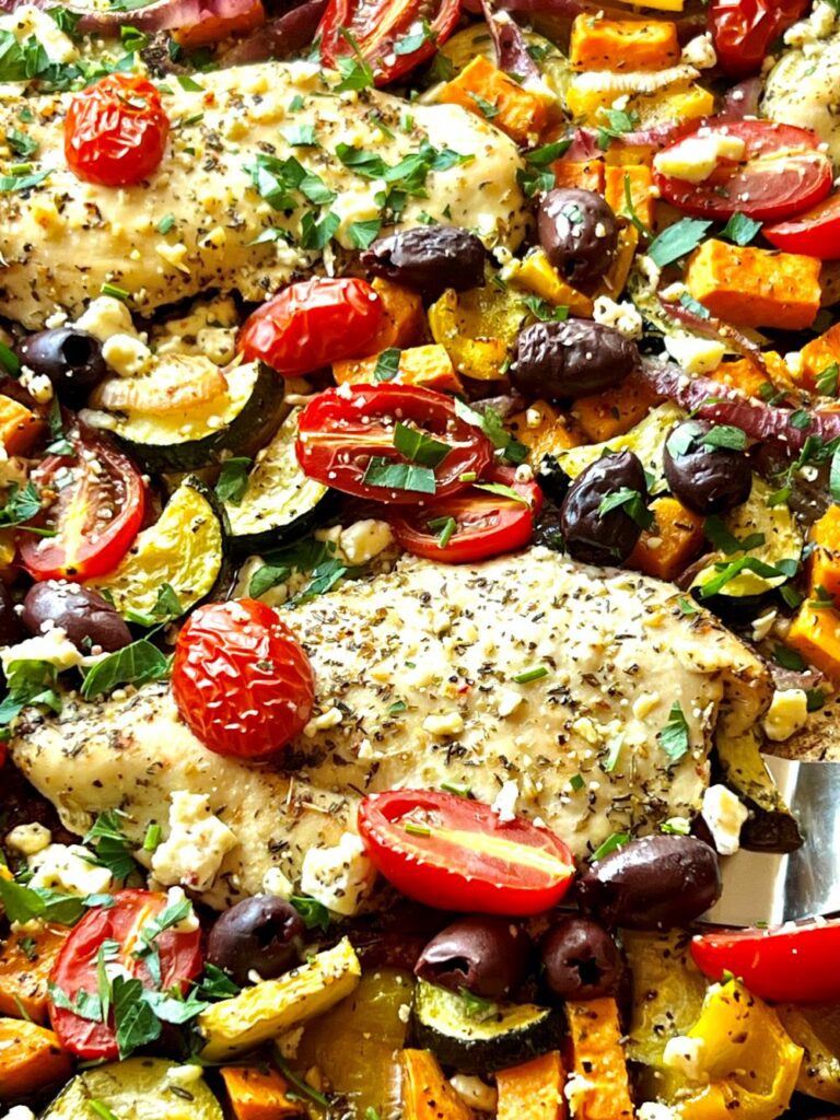 Greek Chicken Sheet Pan Meal