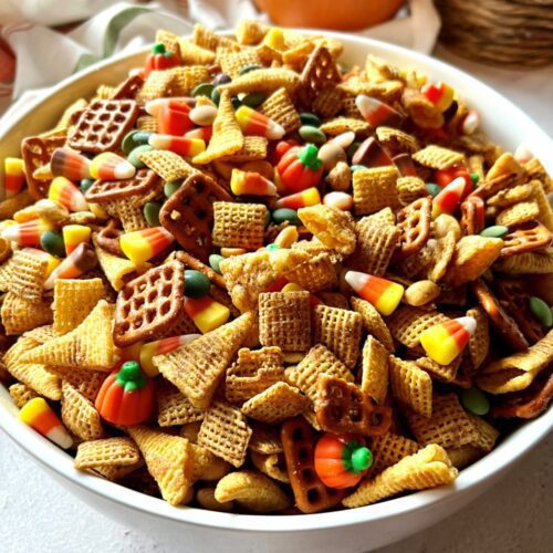 Sweet and Spicy Fall Chex Mix - The Menu Maid