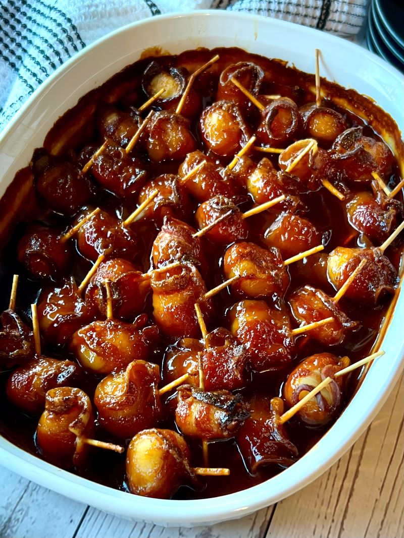 Bacon Wrapped Water Chestnuts