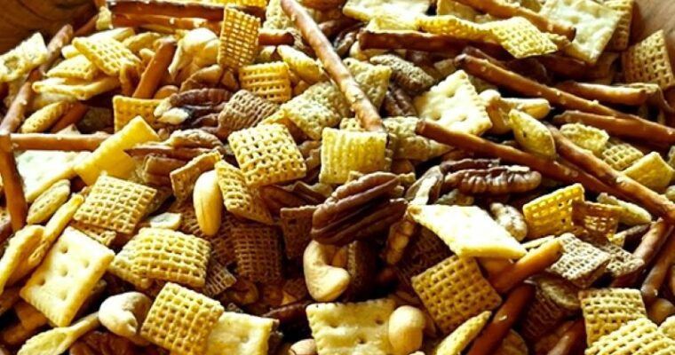 Oven Baked Chex Party Mix