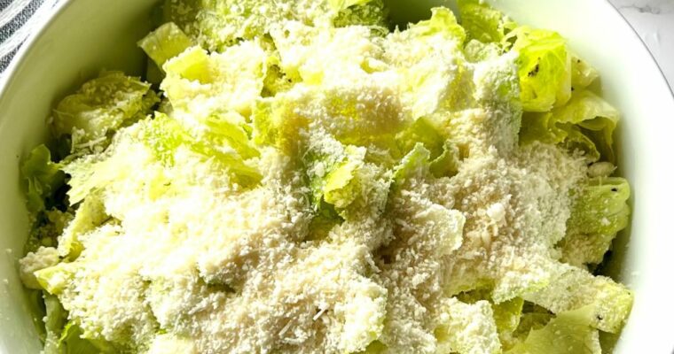 Viral Nana’s Crunchy Lemon Parmesan Salad