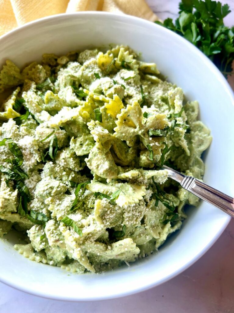 Green Goddess Chicken Pasta Salad