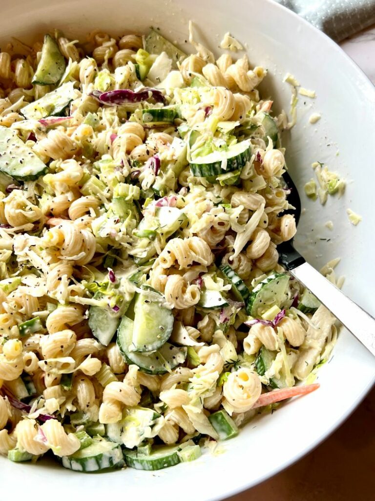 Coleslaw Pasta Salad
