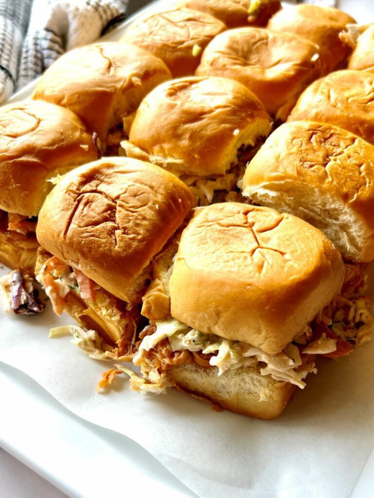 Teriyaki Chicken Sliders with Sesame Slaw