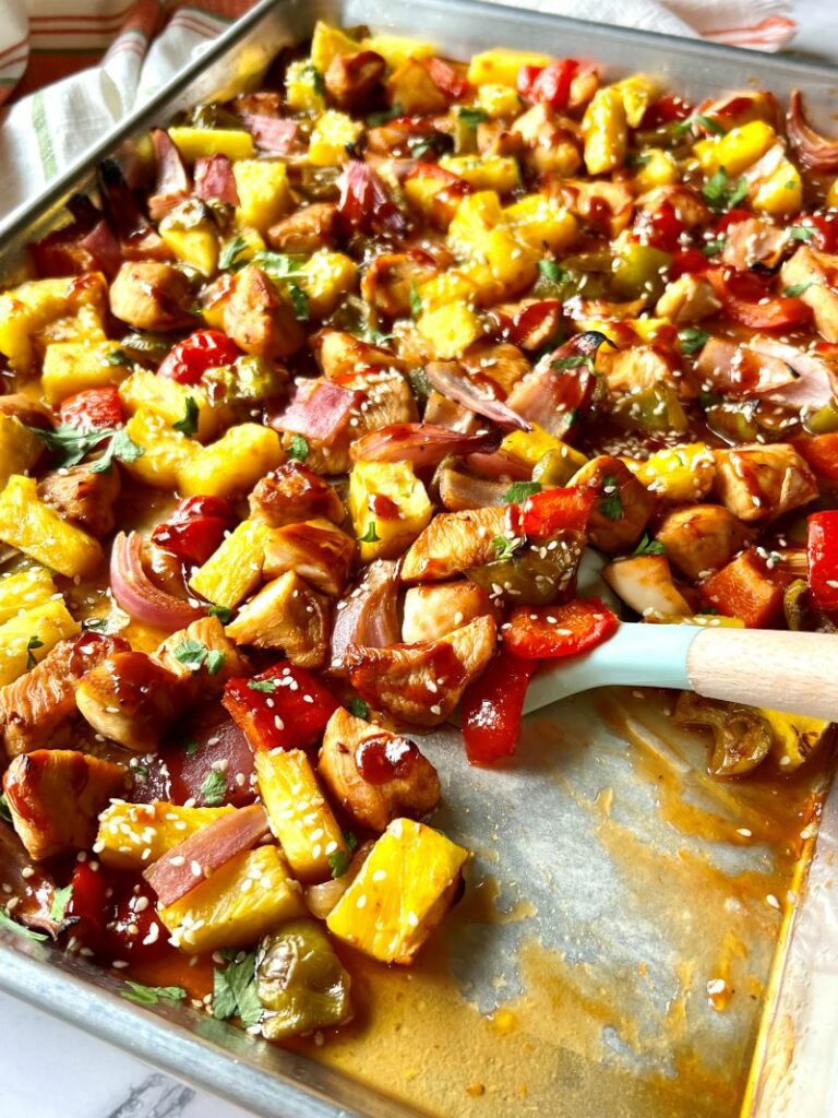 Hawaiian Chicken Sheet Pan Recipe