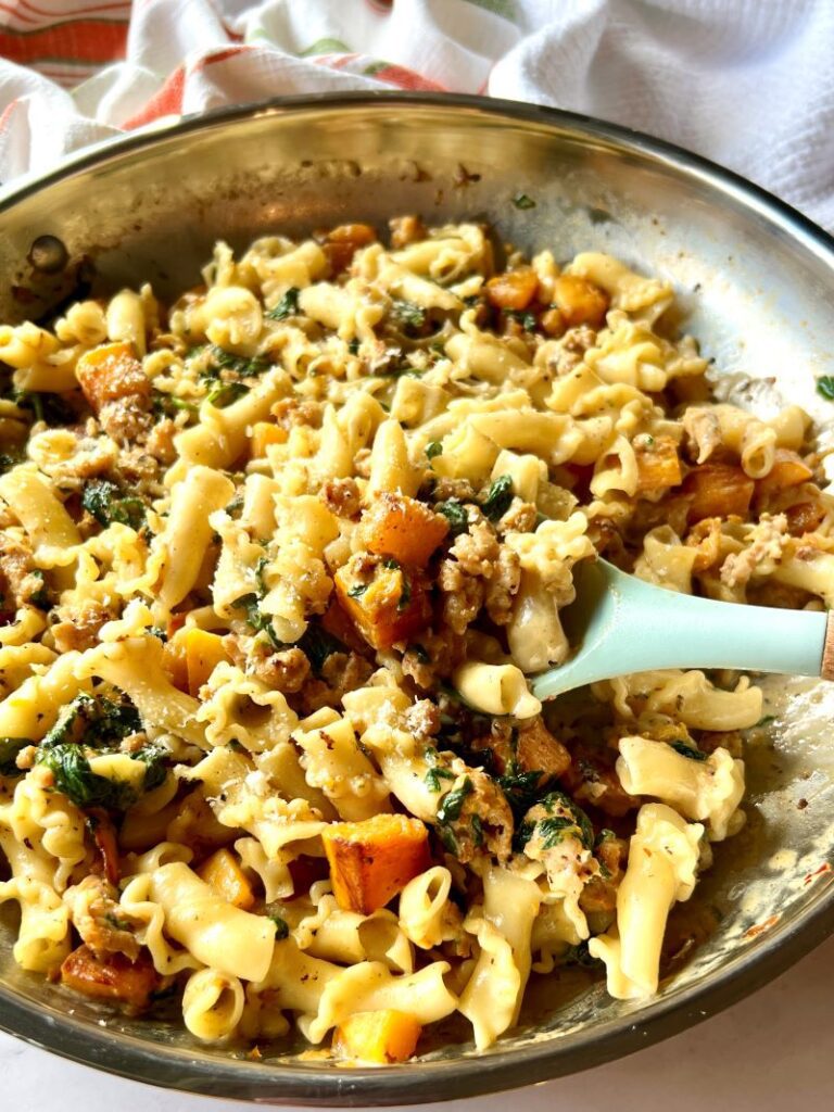Butternut Squash and Chicken Sausage Skillet