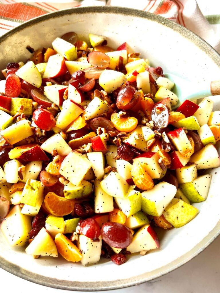 Harvest Fruit Salad With Citrus Dressing