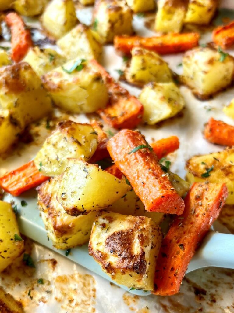 Roasted Potatoes and Carrots