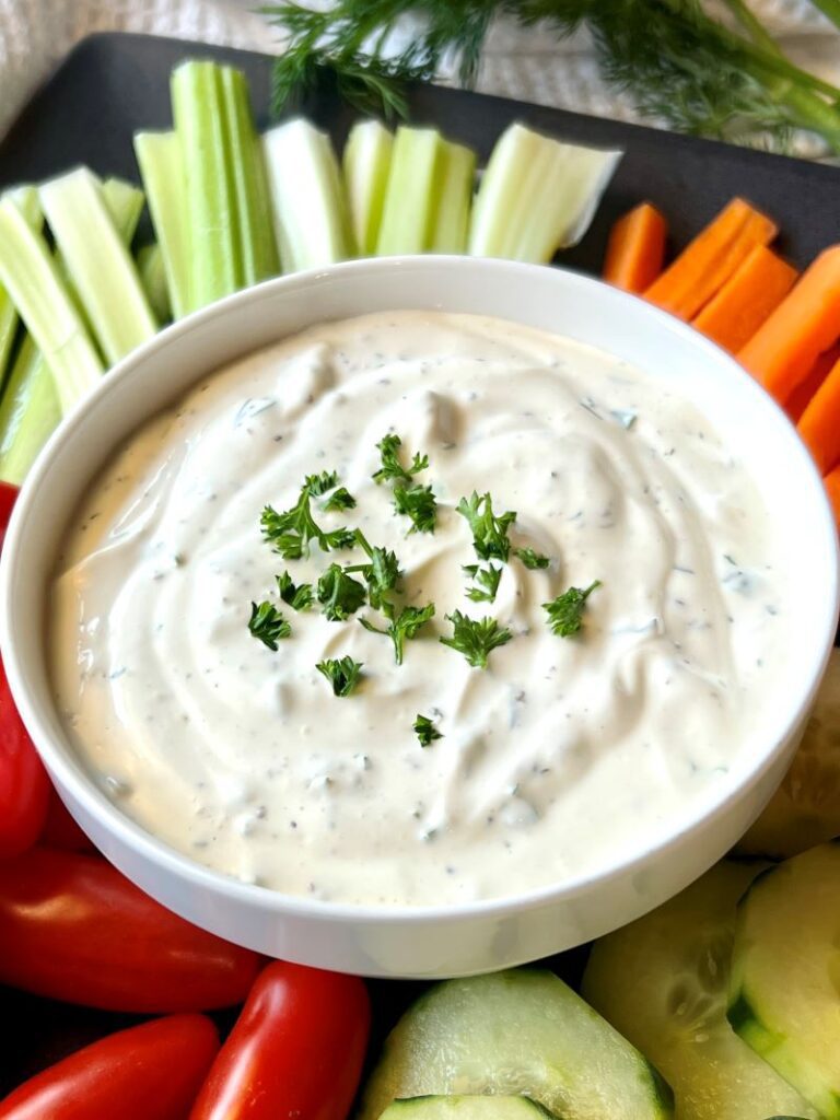 Herb Ranch Dip Ranch Homemade Ranch Dip - The Menu Maid