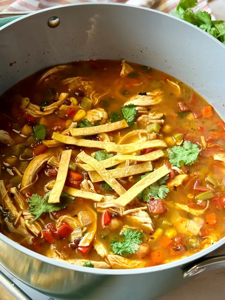 Healthy Chicken Tortilla Soup