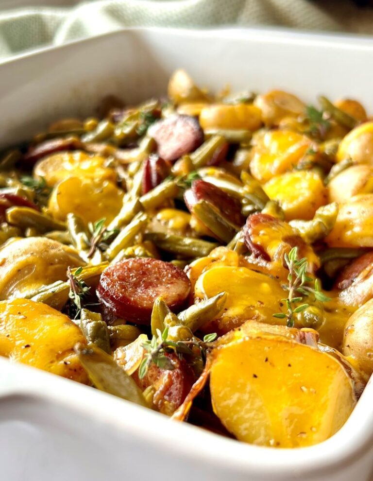 Smoked Sausage Potato Casserole