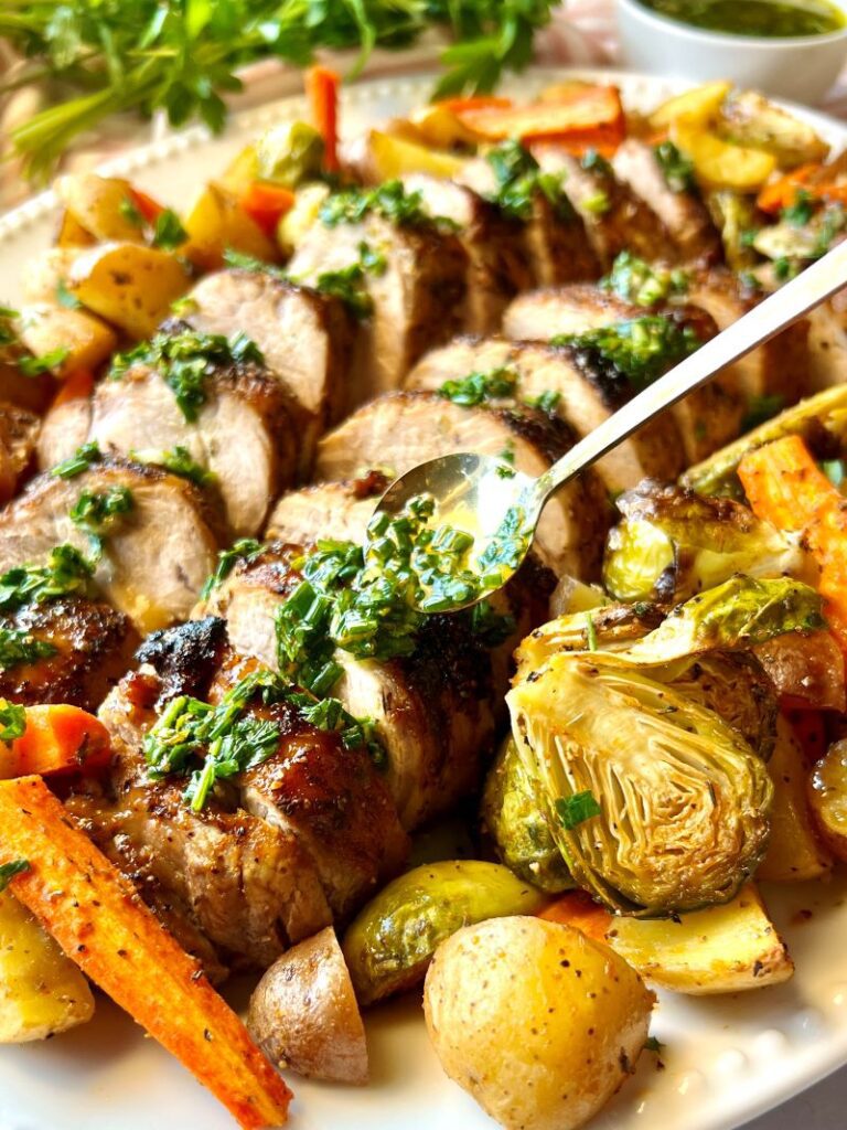Roasted Pork Tenderloin and Vegetables