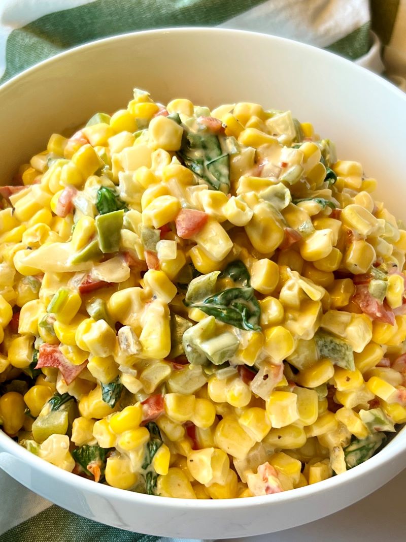 Healthier creamed corn
