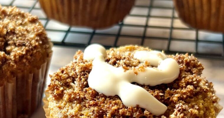 Cinnamon Roll Breakfast Muffins