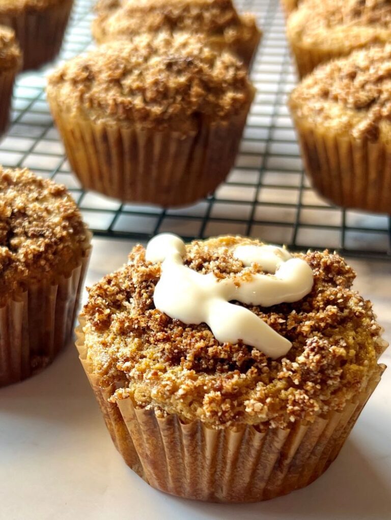 Cinnamon Roll Breakfast Muffins