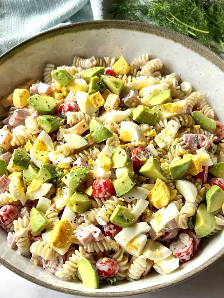 Cobb Pasta Salad with Buttermilk Ranch Dressing