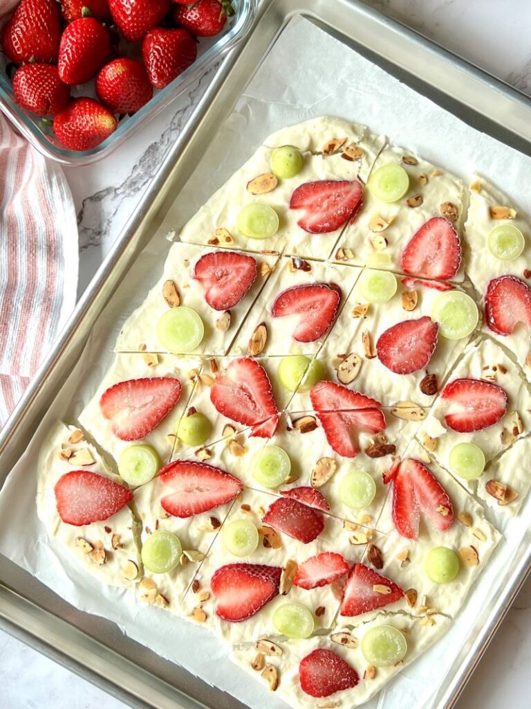 Frozen Yogurt Fruit Bark