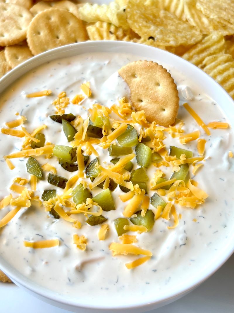 Easy Dill Pickle Dip