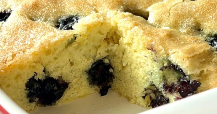 Blueberry Buckle (with fresh or frozen blueberries)