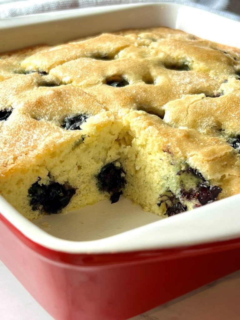 Blueberry Buckle (with fresh or frozen blueberries)