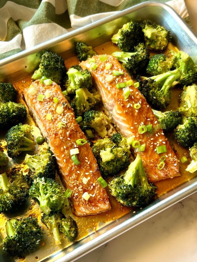 Teriyaki Salmon Sheet Pan Meal