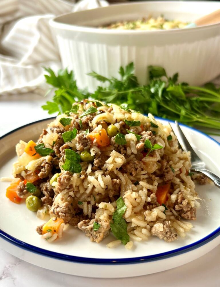 Ground Beef Rice Casserole