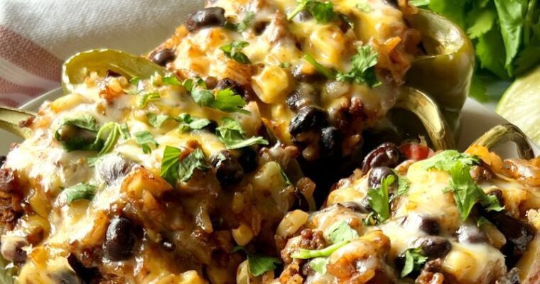 Slow Cooker Taco Stuffed Peppers