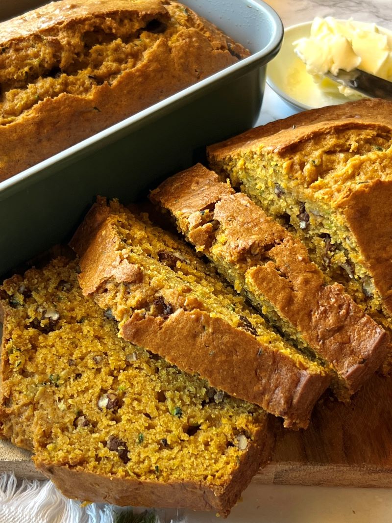 Zucchini Pumpkin Bread