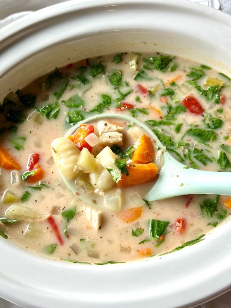 Slow Cooker Chicken Gnocchi Soup