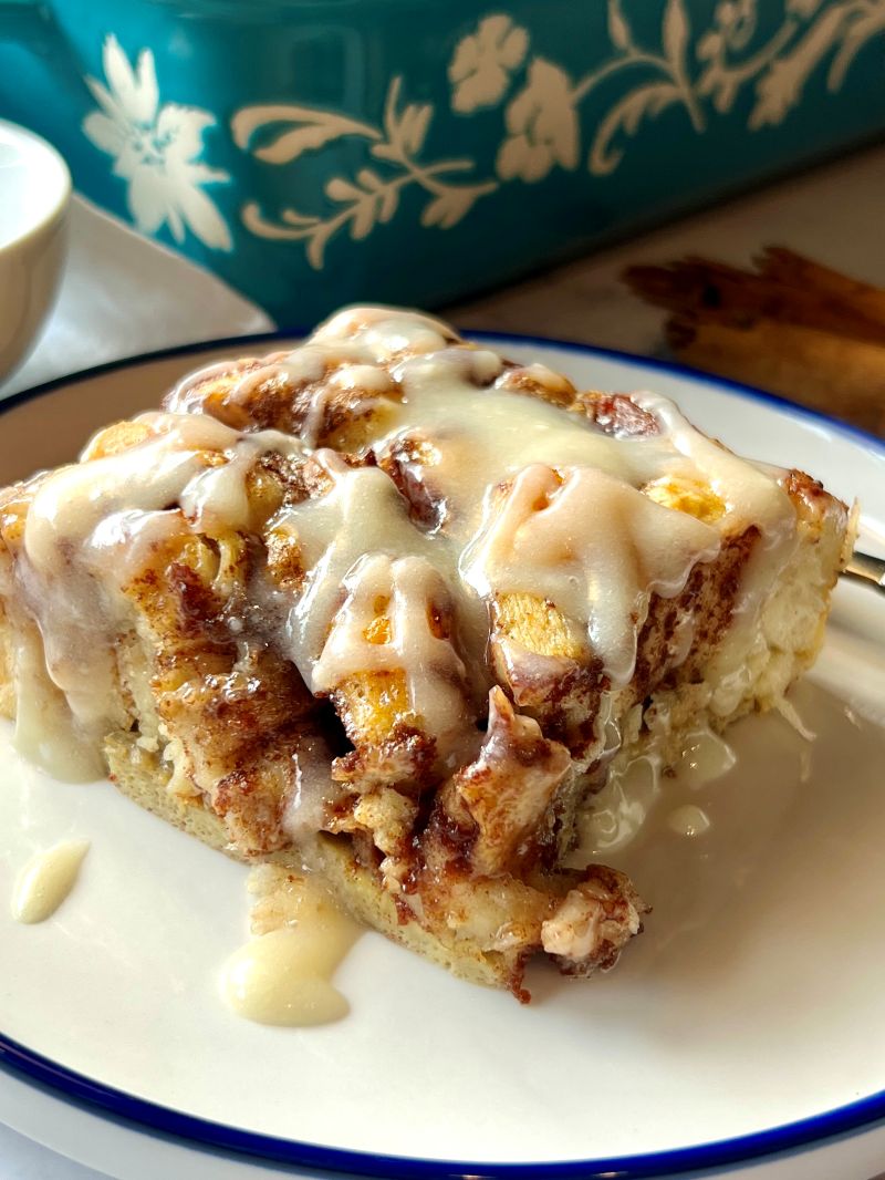 Cinnamon Roll French Toast Casserole