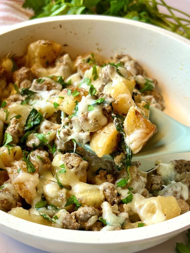 One-Pan Ground Beef and Potatoes
