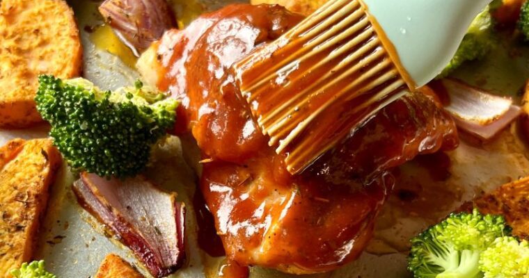 BBQ Chicken Sheet Pan Dinner